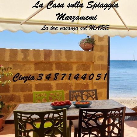 La Casa Sulla Spiaggia Марцамемі Екстер'єр фото