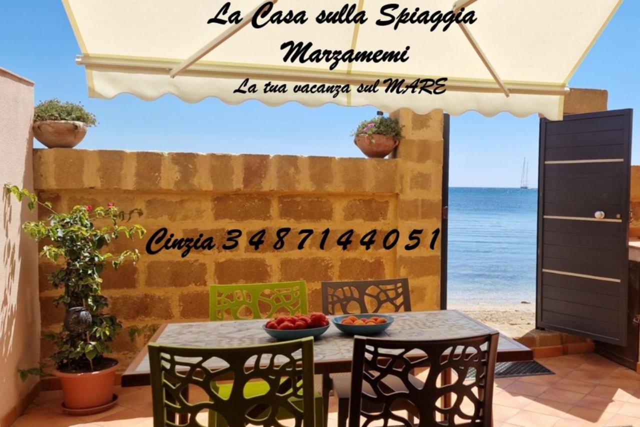 La Casa Sulla Spiaggia Марцамемі Екстер'єр фото